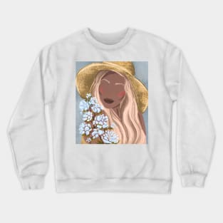 Fashion portrait Crewneck Sweatshirt